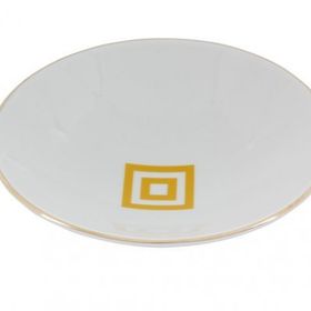 Porland Morocco Desen Sarı 20 cm Çukur Tabak