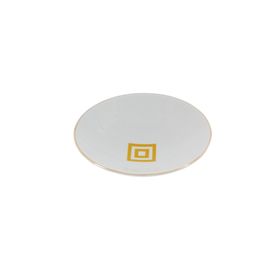 Porland Morocco Desen Sarı 20 cm Çukur Tabak
