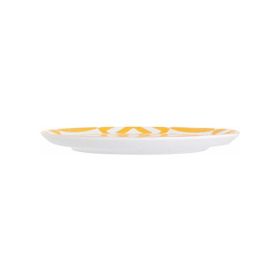 Porland Morocco Desen Sarı 20 cm Düz Tabak