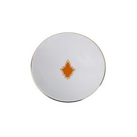Porland Morocco Desen Turuncu 20 cm Çukur Tabak