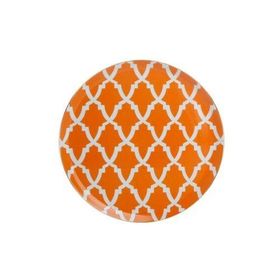 Porland Morocco Desen Turuncu 28 cm Düz Tabak
