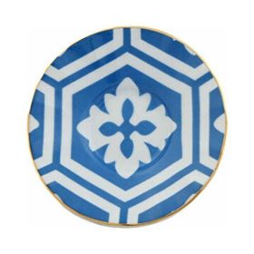 Porland Morocco Desen2 Mavi 12 cm Çay Tabağı