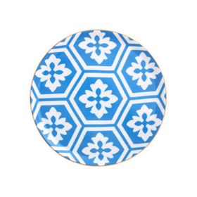 Porland Morocco Desen2 Mavi 20 cm 6 Adet Düz Tabak