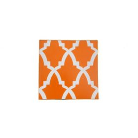 Porland Morocco Desen3 Turuncu 10x10 cm 6 Adet Bardak Altlığı