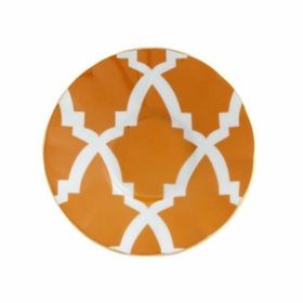 Porland Morocco Desen3 Turuncu 12 cm Çay Tabağı