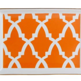 Porland Morocco Desen3 Turuncu 18 cm 2 Adet Kahvaltı Tabağı