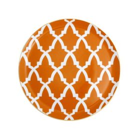 Porland Morocco Desen3 Turuncu 24 cm 6 Adet Düz Tabak