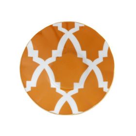Porland Morocco Desen3 Turuncu Ergonomik 11 cm Çay Tabağı