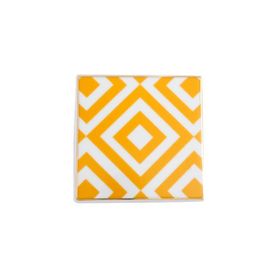 Porland Morocco Desen4 Sarı 10x10 cm 6 Adet Bardak Altlığı
