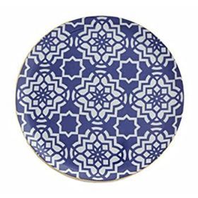 Porland Morocco Desen7 24 cm Mor Düz Tabak