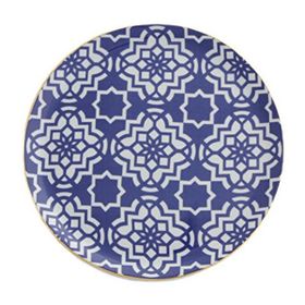 Porland Morocco Desen7 24 cm Mor Düz Tabak
