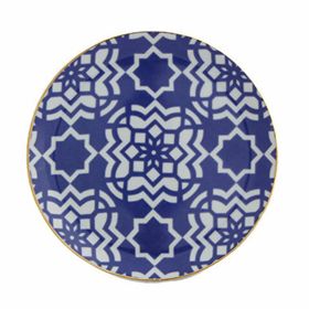 Porland Morocco Desen7 Mor 17 cm Düz Tabak
