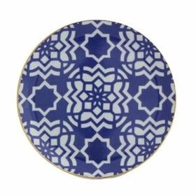 Porland Morocco Desen7 Mor 17 cm Düz Tabak