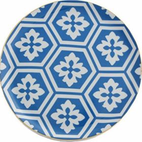 Porland Morocco DS2 6 Adet Mavi 24 cm Düz Tabak