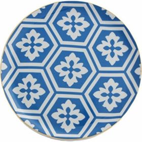Porland Morocco DS2 6 Adet Mavi 24 cm Düz Tabak
