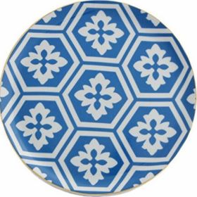 Porland Morocco DS2 6 Adet Mavi 24 cm Düz Tabak
