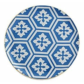 Porland Morocco DS2 6 Adet Mavi 24 cm Düz Tabak