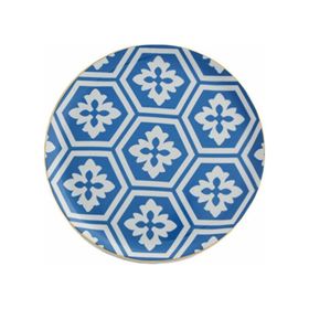 Porland Morocco DS2 6 Adet Mavi 24 cm Düz Tabak
