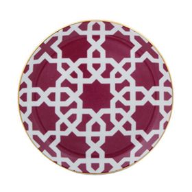 Porland Morocco DS5 6 Adet 17 cm Fuşya Düz Tabak
