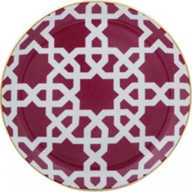 Porland Morocco DS5 6 Adet 17 cm Fuşya Düz Tabak