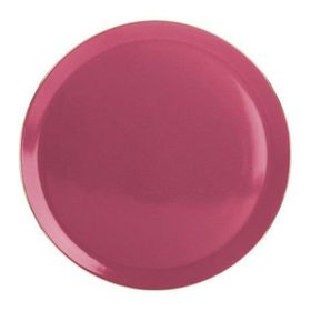 Porland Morocco Fuşya 32 cm Porselen Düz Tabak