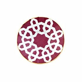 Porland Morocco Fuşya Desen 12 cm Ergonomik Çay Tabağı