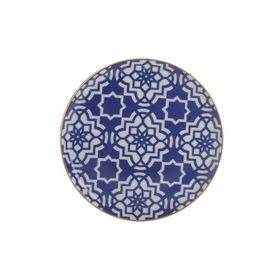 Porland Morocco Mor Desen 7 20 cm Porselen Düz Tabak