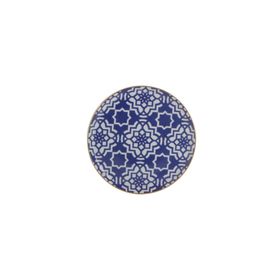 Porland Morocco Mor Desen 7 20 cm Porselen Düz Tabak
