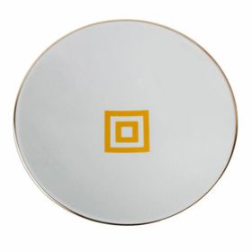 Porland Morocco Sarı Desen4 20 cm Çukur Tabak