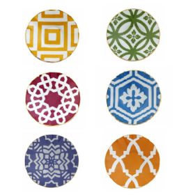 Porland Morocco Serisi 6 Adet 12 cm Çay Tabağı Takımı