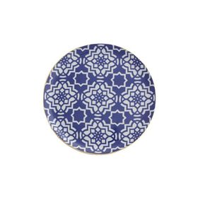Porland Morocco Serisi Mor Desen 7 24 cm Düz Tabak