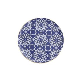 Porland Morocco Serisi Mor Desen 7 24 cm Düz Tabak