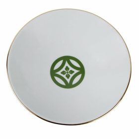 Porland Morocco Yeşil 20 cm Porselen Düz Tabak