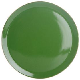 Porland Morocco Yeşil 32 cm Porselen Düz Tabak