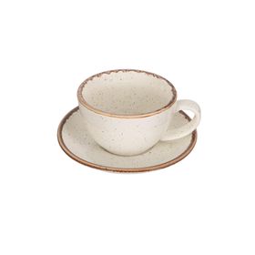 Porland New Standard Seasons Bej Tabaklı 280 cc 6 Adet Çay Fincanı