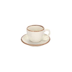Porland New Standard Seasons Bej Tabaklı 90 cc Kahve Fincanı
