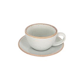 Porland New Standard Seasons Gri Tabaklı 280 cc 6 Adet Çay Fincanı