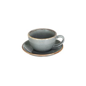 Porland New Standard Seasons Koyu Gri Tabaklı 200 cc Çay Fincanı