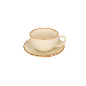 Porland New Standard Seasons Sarı Tabaklı 200 cc 6 Adet Çay Fincanı