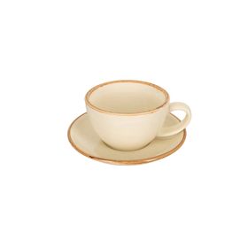 Porland New Standard Seasons Sarı Tabaklı 200 cc 6 Adet Çay Fincanı