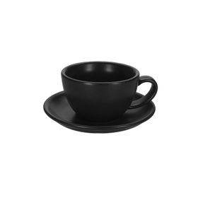 Porland New Standard Seasons Siyah Tabaklı 280 cc Çay Fincanı