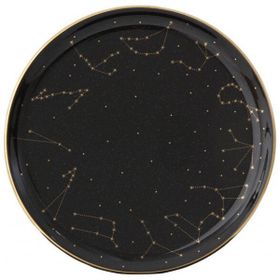 Porland Night Magic Desen 3 20 cm Düz Tabak