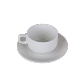 Porland Nirvana Alumilite 200 cc 6 Adet Tabaklı Çay Fincanı