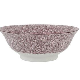 Porland Old Fashion Mürdüm 21 cm Porselen Kase
