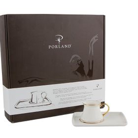 Porland Otto Altın Yaldız 80 cc 6 Kişilik Desen 1 Kahve Takımı