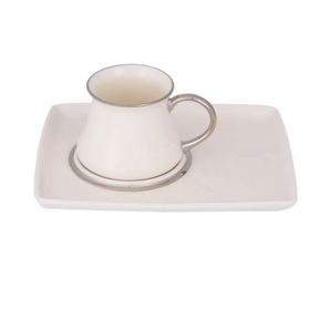 Porland Otto Platin 55 cc 2 Kişilik Kahve Takımı