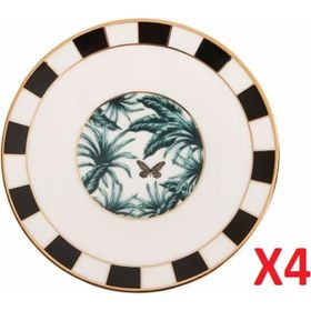 Porland Palms 16 cm 4'lü Düz Tabak