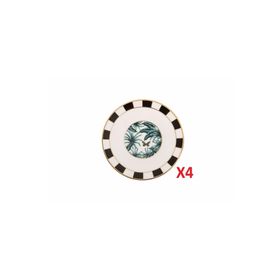 Porland Palms 16 cm 4'lü Düz Tabak