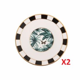 Porland Palms 2'li 16 cm Düz Tabak