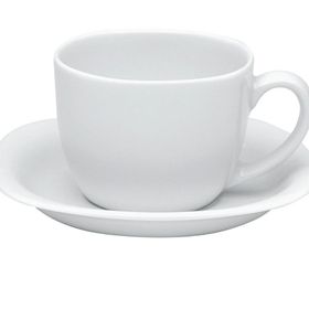Porland Paloma Beyaz 210 cc Tabaklı Çay Fincanı
